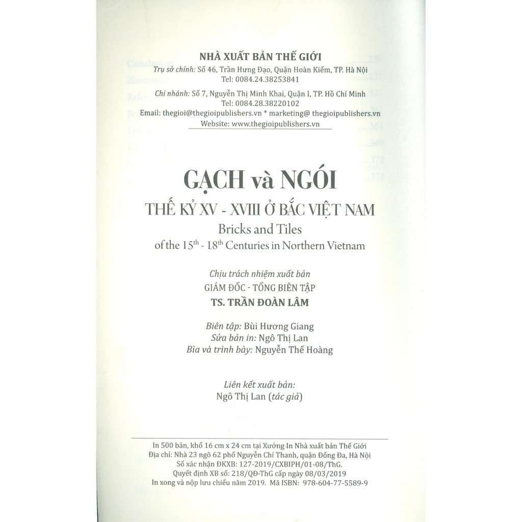 Sách - Gạch Và Ngói Thế Kỷ XV-XVIII Ở Bắc Việt Nam | BigBuy360 - bigbuy360.vn