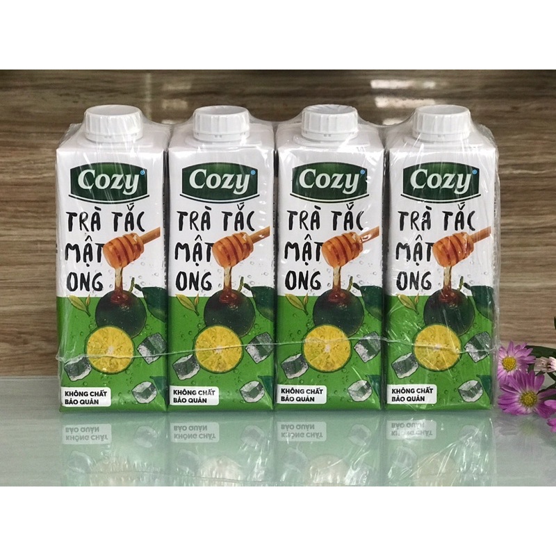 1 lốc trà Tắc Mật Ong 4 hộp *225 ml