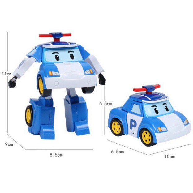 LSD [Mã TOYNOV hoàn 20K xu đơn 50K] HỘP một XE dòng TO_ĐỒ CHƠI ROBOCAR POLI BIẾN HÌNH siêu đẳng sáng tạo CHO BÉ 869 18 G