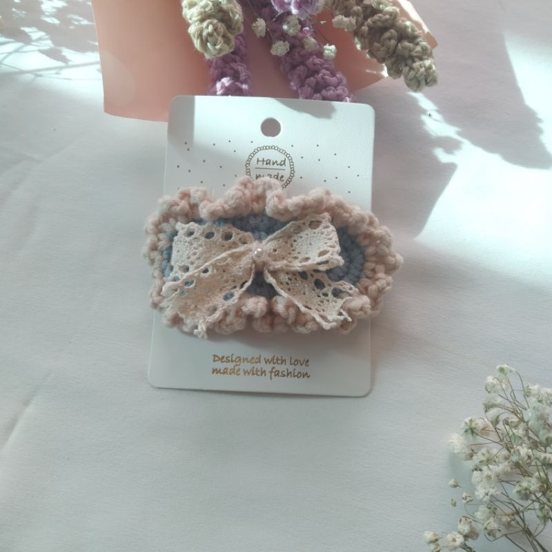 Kẹp tóc handmade nơ xinh xắn