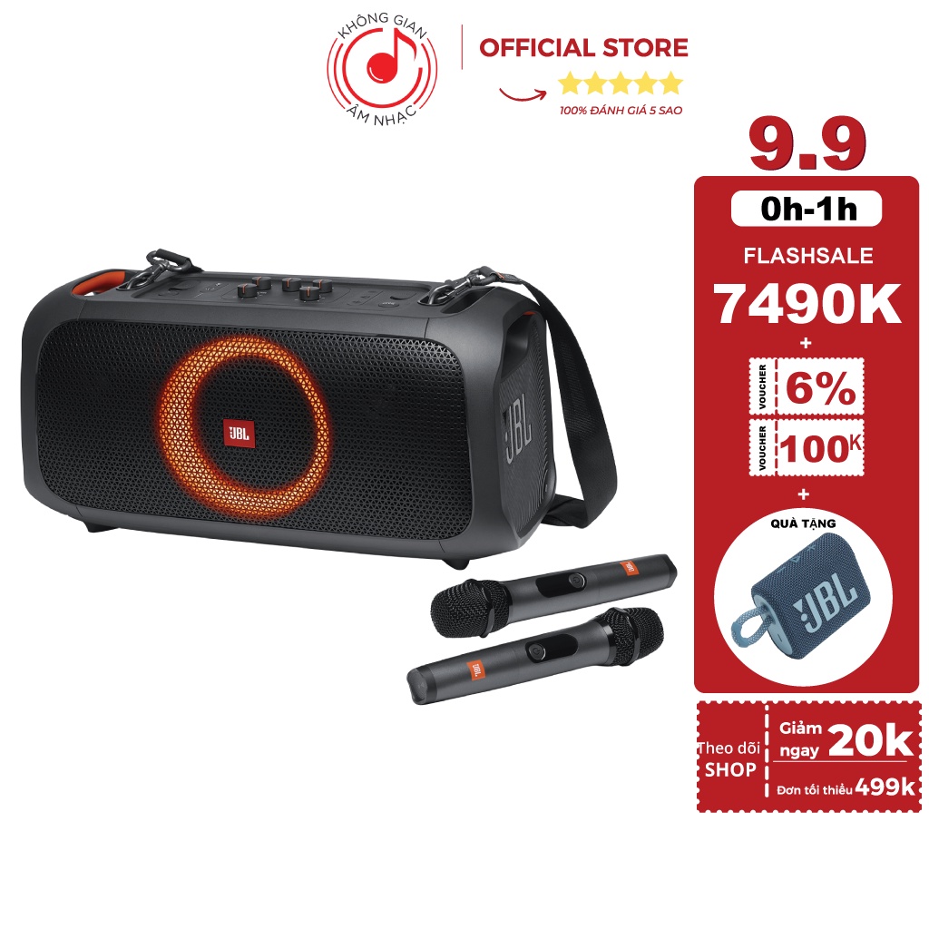 Loa di động JBL Partybox On The Go - Chính Hãng PGI