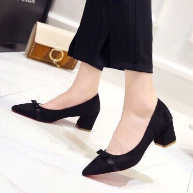 Giày mũi nhọn cao 7cm