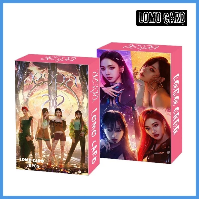 Set 30 Ảnh Thẻ Lomo EXO ASTRO SEVENTEEN Album TXT Straykids ATEEZ AESPA LOONA