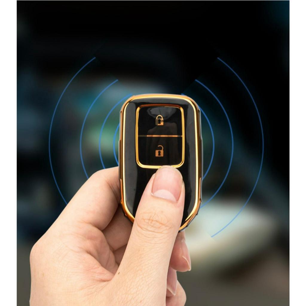 Ốp bảo vệ chìa khóa xe Honda CRV, HRV, Civic, City, Brio, Jazz 2021 2020 2019 2018 nhựa mềm TPU tráng gương