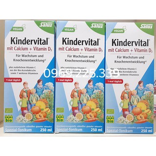 Siro kindervital _ hữu cơ _ tăng chiều cao - giúp chắc xương cho trẻ nhỏ_hàng đức đi air