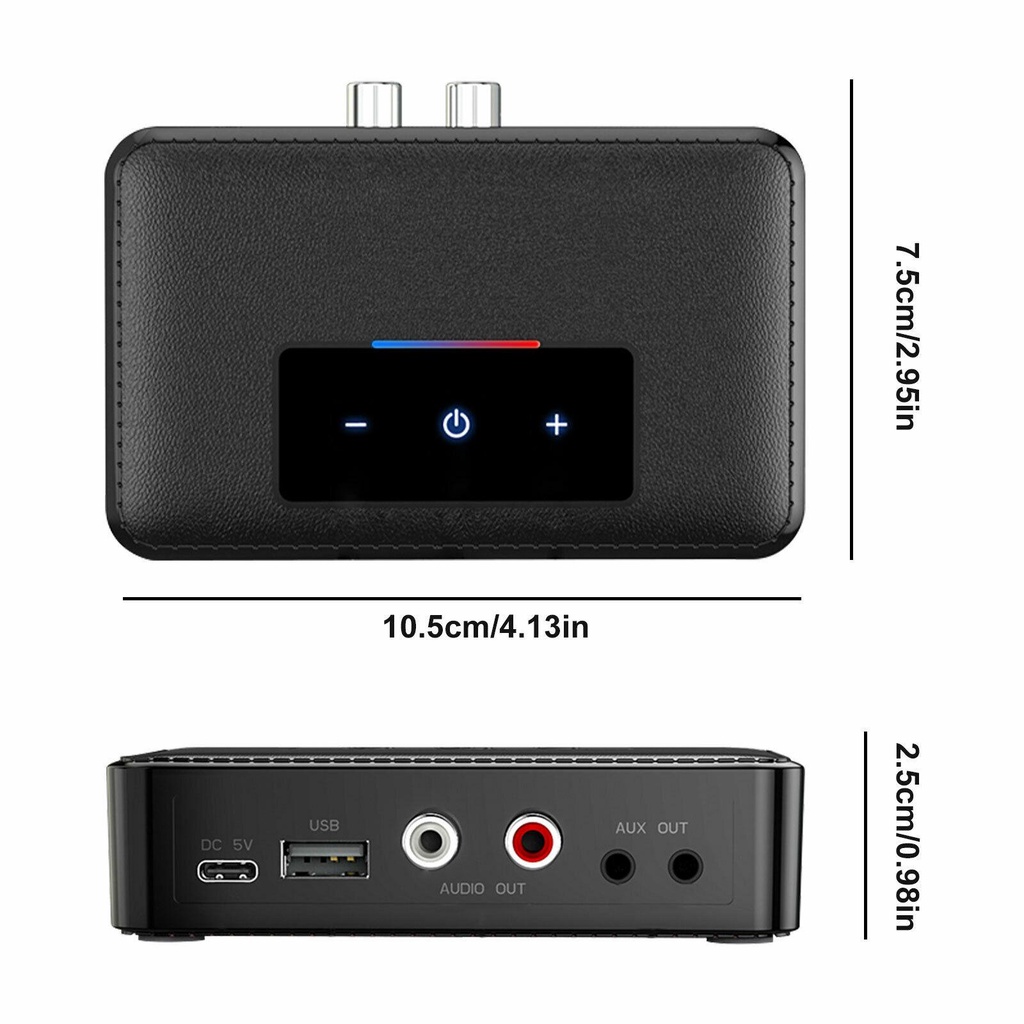 [COD] Thiết Bị Nhận Tín Hiệu Bluetooth 5.0 NFC Sang 2 RCA AUX