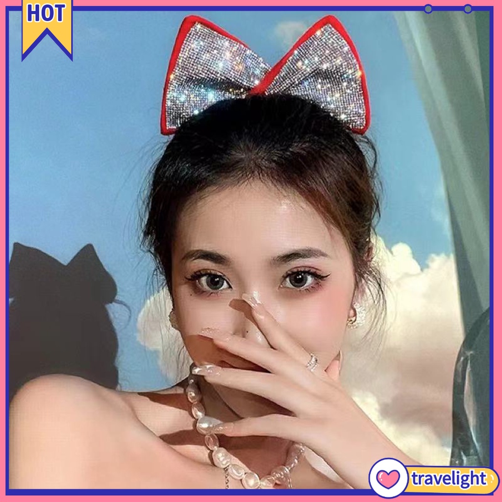 (Travelight) Kẹp tóc càng cua thắt nơ 3 màu tùy chọn