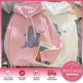 Áo Hoodie In Khủng Long Bắn Tim Nhiều Màu Lựa Chọn HOTTrend 2020 - UID-tym