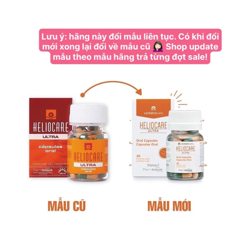 Viên uống chống nắng Heliocare