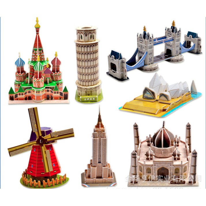Xếp hình - lắp ghép 3D thông minh cho bé - 3D puzzle