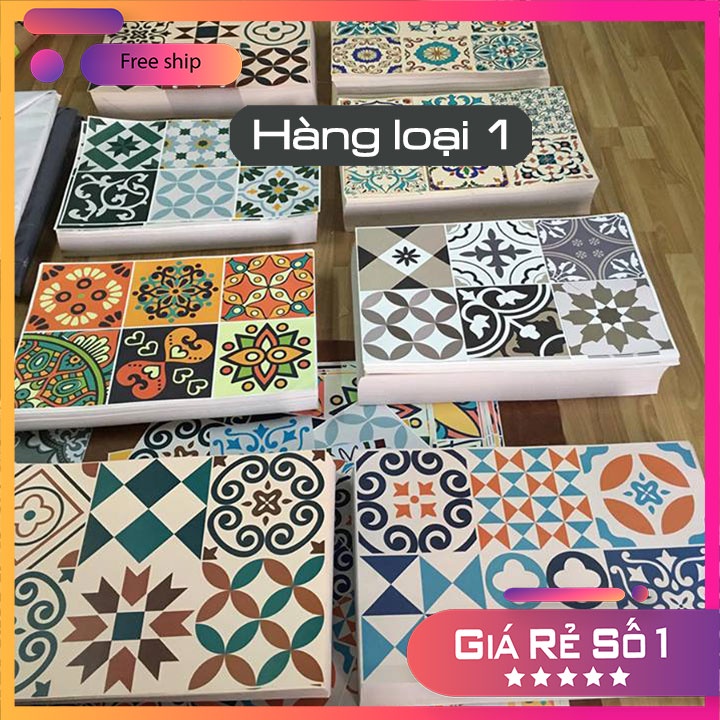 Giá Xưởng ⚡ Decal dán tường , decal gạch bông dán bếp set 40x60 cm Hàng Loại 1 | BigBuy360 - bigbuy360.vn