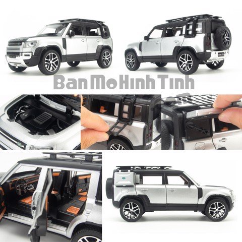 Mô hình xe Range Rover Sport, Evoque, Land Rover Defender 1:24