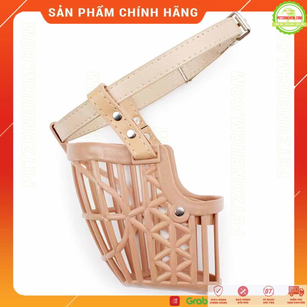 Rọ mỗm cho chó  FREESHIP Khớp Rọ mỗm nhựa chống cắn chó 8 size