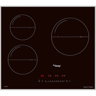 Bếp từ Canzy CZ 67HP - Bếp từ 3 vùng nấu từ - Nhập khẩu nguyên chiếc Thái Lan, Công nghệ SX Châu Âu
