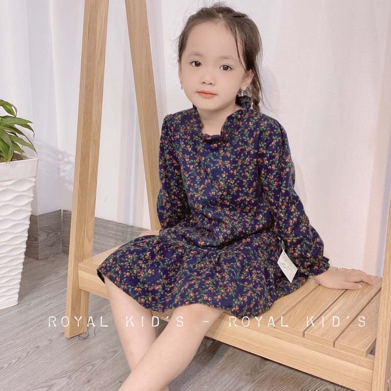 Váy Xuông Bé Gái 𝑭𝒓𝒆𝒆𝑺𝒉𝒊𝒑 Đầm Thu Đông Cà Bông- Thời Trang Trẻ Em Hàng Thiết Kế Cao Cấp Từ 1 Tuổi Đến 8 Tuổi