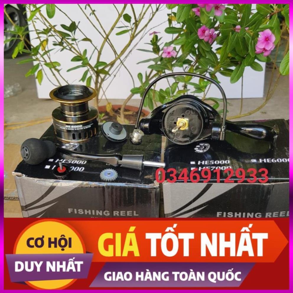 [Xả Kho 3 Ngày] Máy câu FISHING REEL HE1000--7000