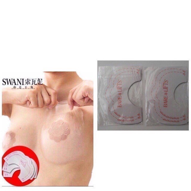 10 miếng dán kéo nâng ngực trong suốt