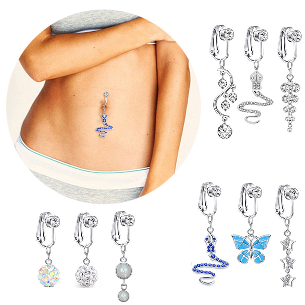 Khuyên Xỏ Sụn Vành Tai Hình Bướm Cá Tính