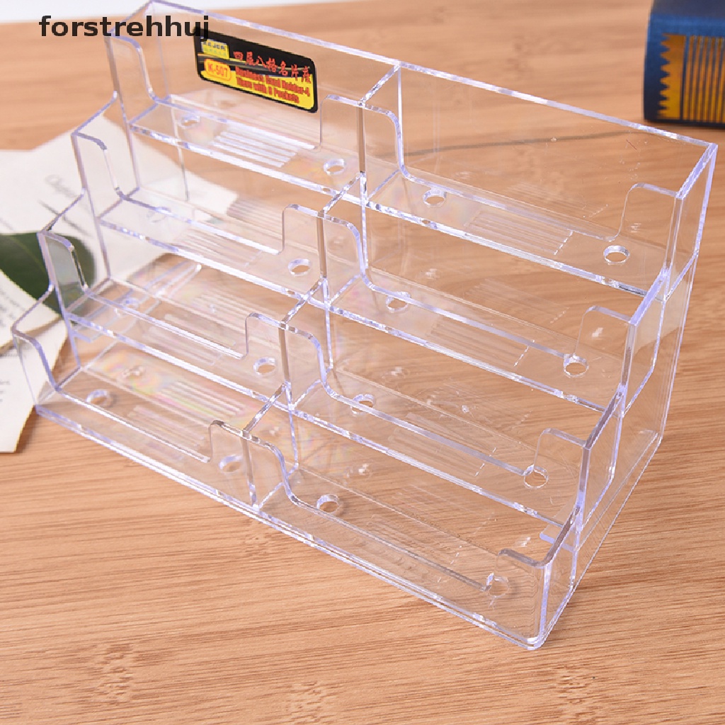 Giá Đỡ Thẻ 8 Ngăn Bằng Acrylic Trong Suốt Để Bàn Tiện Dụng | BigBuy360 - bigbuy360.vn