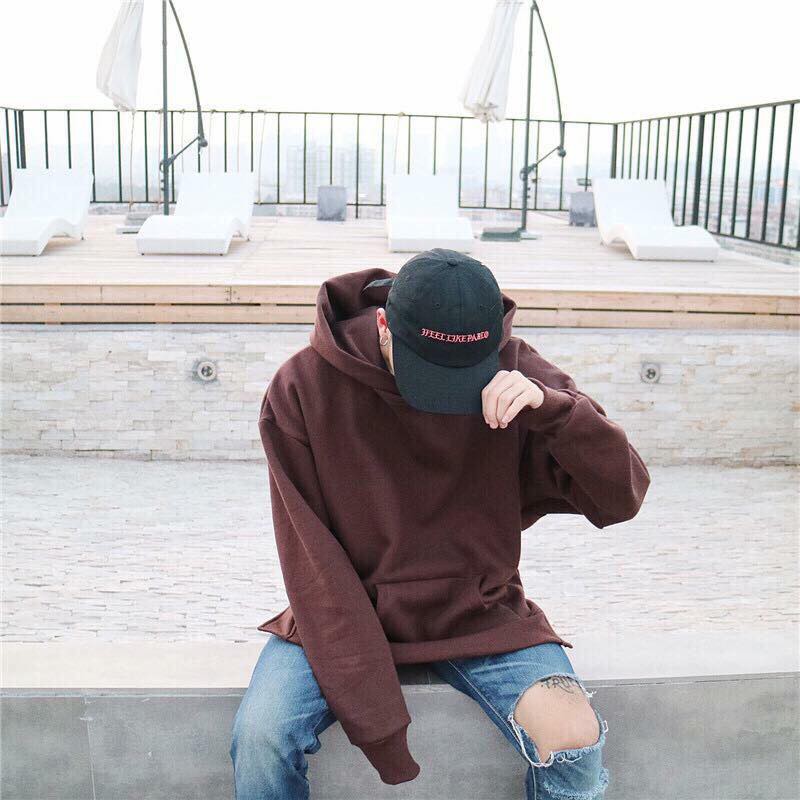 Áo Hoodie Nâu Sôcôla cực xinh - Hoodie choco nỉ bông nam nữ phong cách hàn quốc vải dày mịn ' ; * _ '