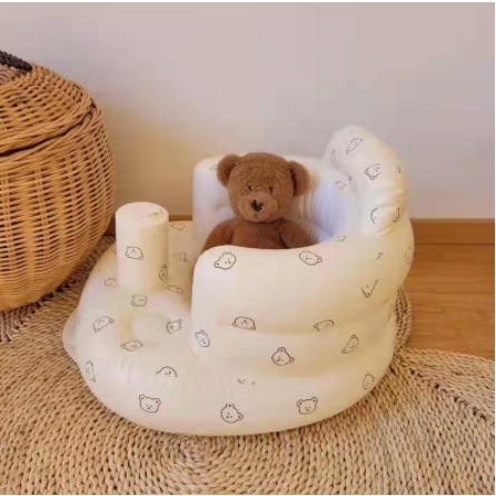 Ghế Ngồi Bơm Hơi Phong Cách Hàn Quốc Cho Bé