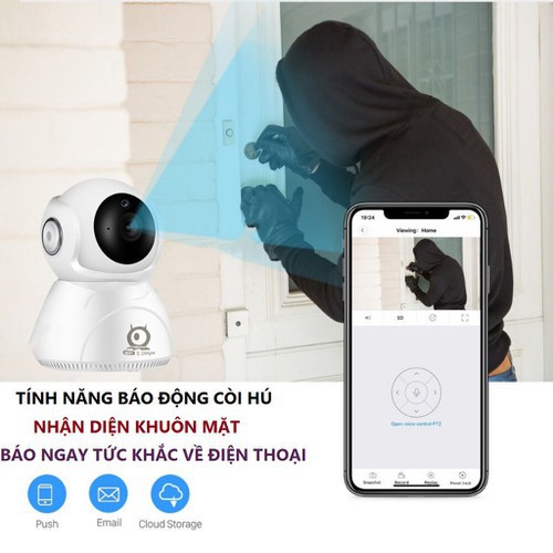 [🎁CHÍNH HÃNG - TẶNG THẺ NHỚ] Camera Wifi V380 Pro Q8 5.0MPx, Đàm Thoại 2 Chiều, Xoay 360 Độ, hồng ngoại ban đêm siêu nét | BigBuy360 - bigbuy360.vn