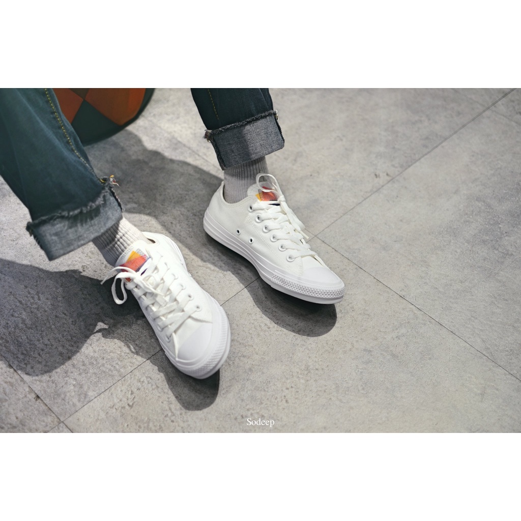 GIÀY C.ONVERSE CLASSIC OX FULL WHITE  - ẢNH THẬT SHOP TỰ CHỤP