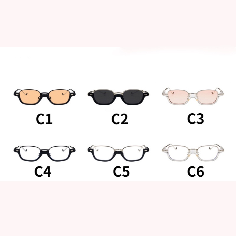 Kính Mát Nửa Gọng Phong Cách Retro Thời Trang Cho Nữ