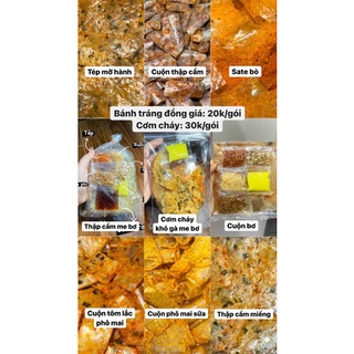 Bánh tráng tép mỡ hành