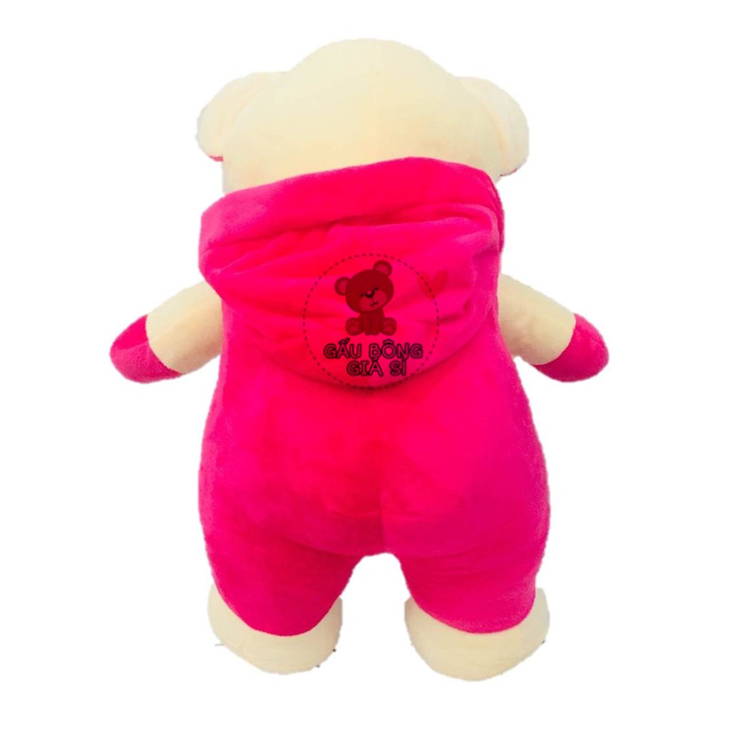 GẤU BÔNG TEDDY ÁO YẾM [50cm] THÚ NHỒI BÔNG TEDDY GIÁ RẺ