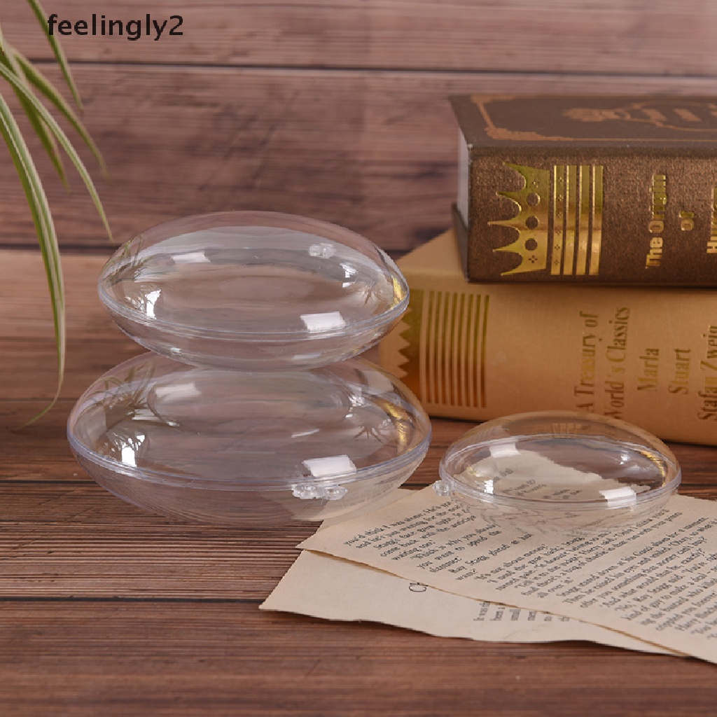 [feel] Khuôn Làm Bom Tắm - Trứng, Trái Tim, Khuôn Nhựa acrylic Hình Dạng &amp; Kích Thước (f)