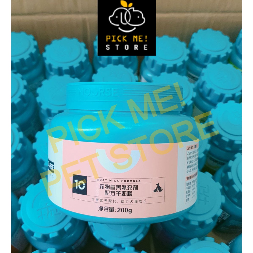 [Hộp 160v] Viên NOURSE Dinh Dưỡng, Sữa Dê cho CHÓ  - Số 01 02 05 07 10 25 37