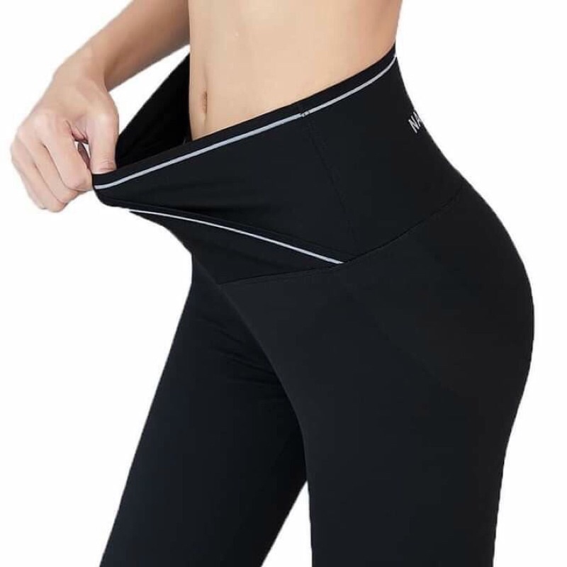 Quần legging cạp chéo nâng mông nịt bụng