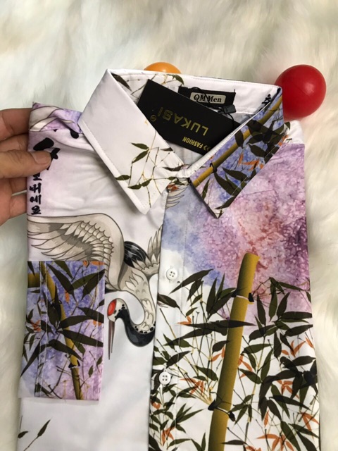 ÁO SƠ MI NAM  thời thượng hè 2019 video ảnh thật, CHẤT LỤA thái DÀI TAY PHONG CÁCH HỌA TIẾT chim hạt - one | BigBuy360 - bigbuy360.vn