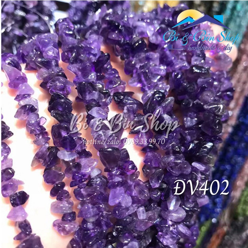 DV4 - Đá Vụn Tự Nhiên Khoan Lỗ Làm Phụ Kiện Trang Sức, Cây Bonsai Handmade