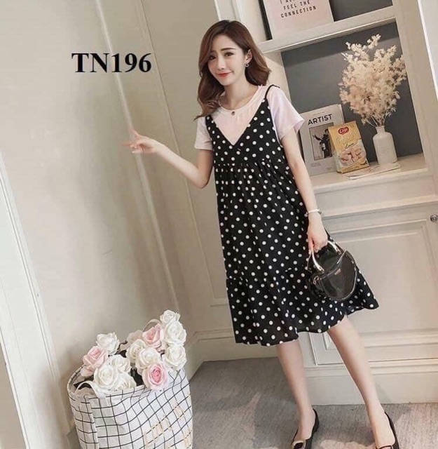 Sét yếm bầu chấm bi M 33 | BigBuy360 - bigbuy360.vn