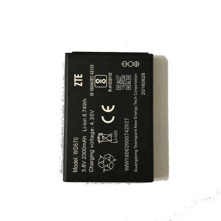 Pin cục phát wifi ZTE WD670 và WI-Pod 4G LTE - 2300mAh