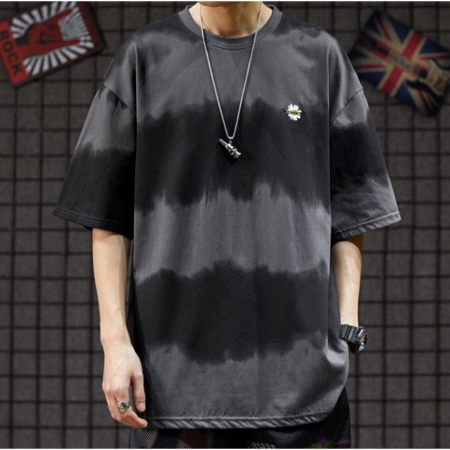 Áo Thun Tay Lỡ Form Rộng Phối Màu In Hoa Cúc Siêu Hot🍁 Unisex nam nữ đều mặc được | BigBuy360 - bigbuy360.vn