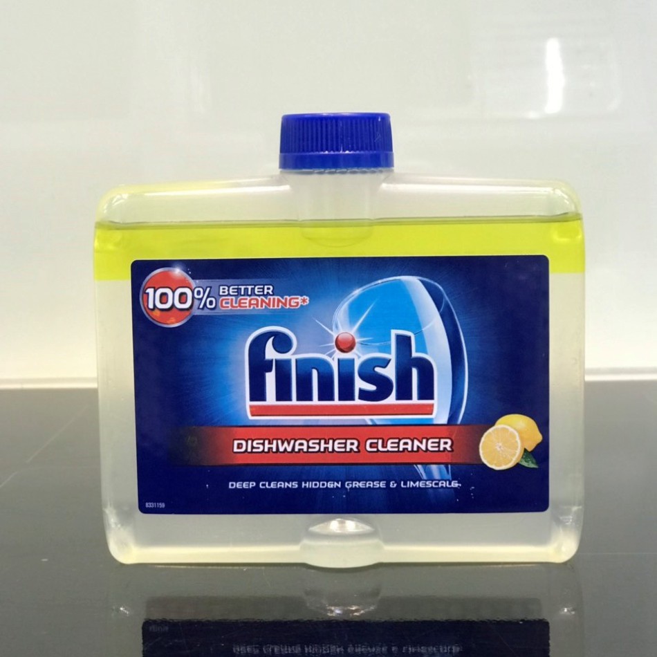 COMBO FINISH: Viên rửa bát Finish Classic 90 viên + Nước Bóng Finish 750ml + Muối Finish 1,2kg + Dung dịch vệ sinh