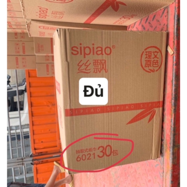 Gói giấy ăn gấu trúc Sipiao Hàng chuẩn 100%