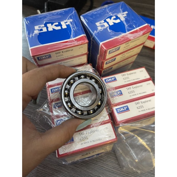 Bạc đạn dênh 6205 SKF hộp Sport - Xipo - Satria - Rgv - Rgx (Cặp)