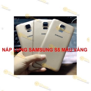 Nắp lưng samsung s5 màu vàng