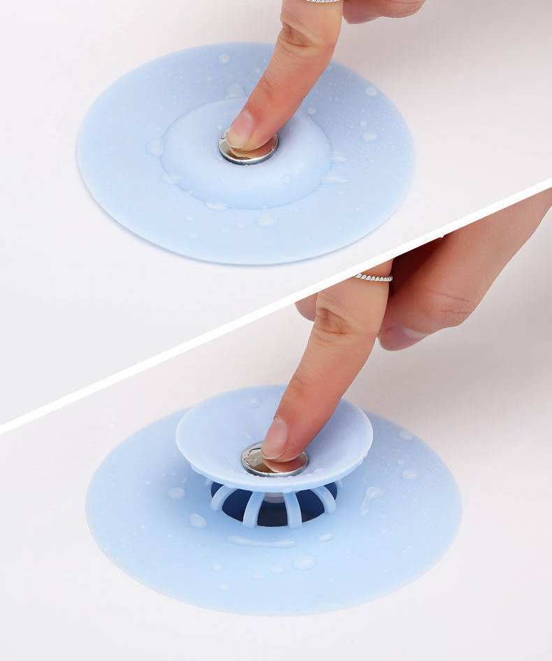 Nắp Đậy Lỗ Thoát Nước ANAEAT Ngăn Tóc Hình Tròn Tiện Lợi Cho Nhà Bếp / Phòng Tắm