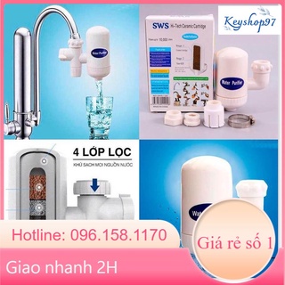 Đầu lọc nước mini gắn trực tiếp tại vòi tiện lợi ⚡ bảo hành uy tín
