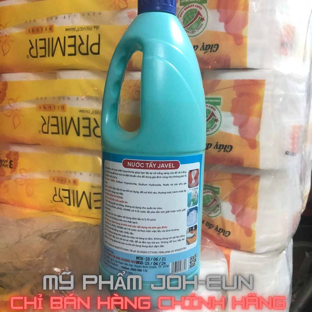 Nước tẩy Javel dùng cho đồ trắng 1000ml