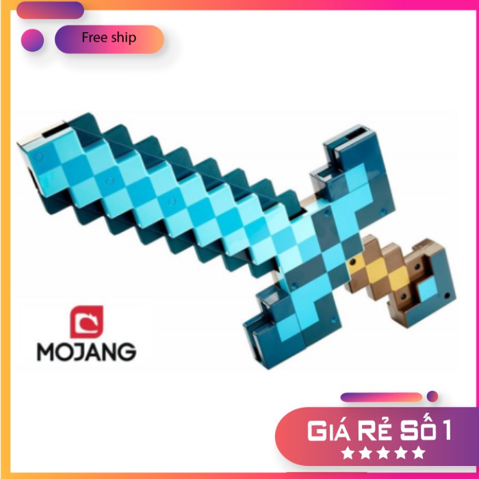 Kiếm Cúp biến hình kim cương Minecraft chính hãng Mojang