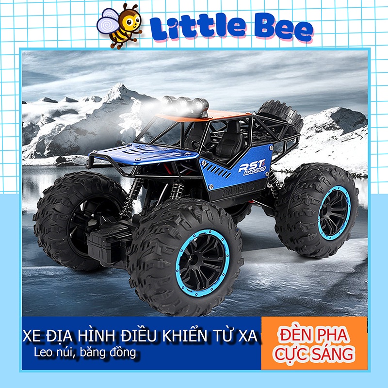 Xe điều khiển từ xa địa hình có đèn led, xe ô tô điều khiển từ xa địa hình, siêu phẩm đồ chơi trẻ em 2021.