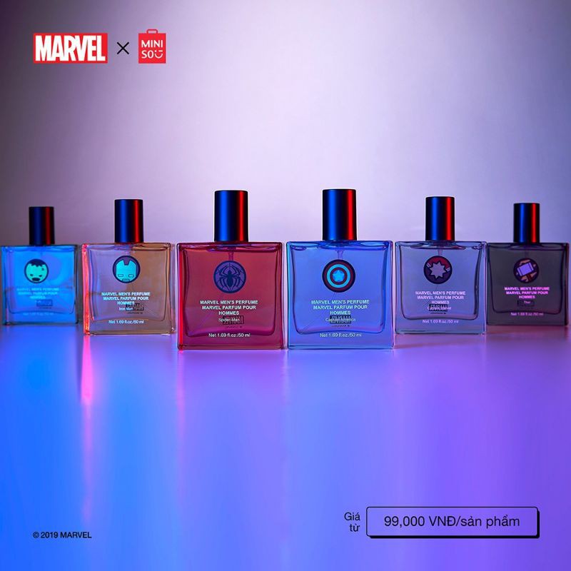 🌟 CHÍNH HÃNG 🌟 Nước Hoa Nam MARVEL Miniso