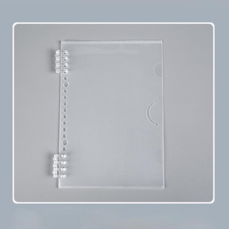 Bìa sổ còng binder KOGANO bìa còng 20 lỗ A5 kiêm túi đựng trong suốt SN-001382