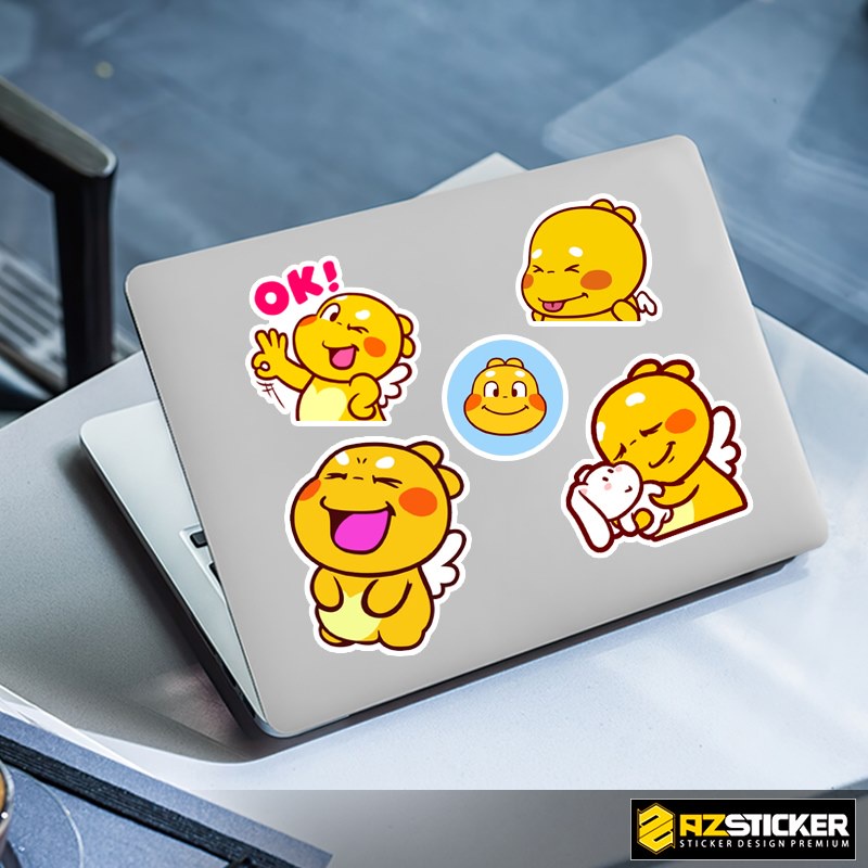 Sticker dán mũ bảo hiểm, vali, laptop cực xinh PVC chống nước cắt sẵn - Chợ Túc Tắc